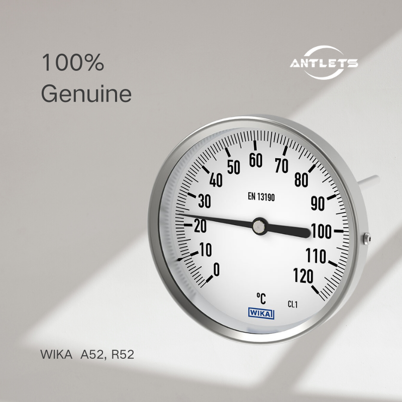 WIKA A52 R52 Bimetallic thermometer For industrial applications