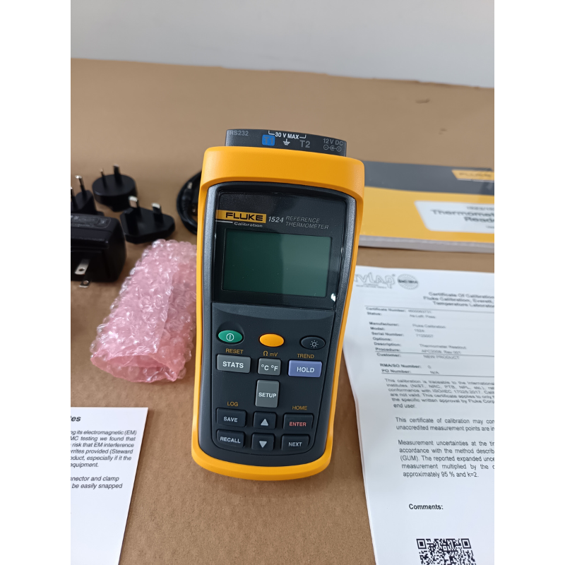 Fluke Calibration 1524 Handheld Thermometer Readout - Image 2