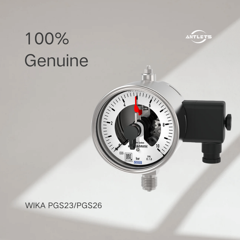WIKA PGS23/PGS26 pressure gauges with switch contacts