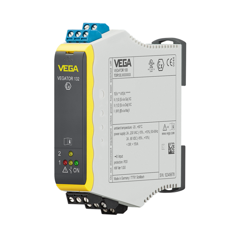VEGATOR 132 Double channel controller for level detection for conductive probes