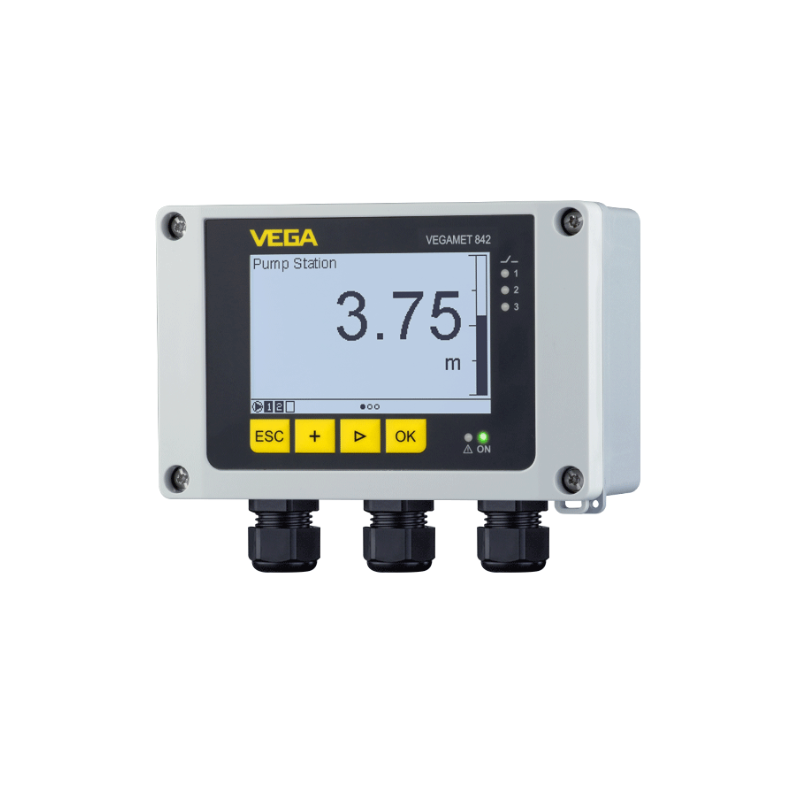 VEGAMET 842 Robust controller and display instrument for level sensors
