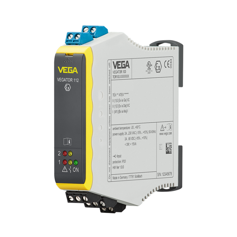 VEGATOR 112 Double channel controller acc. to NAMUR (IEC 60947-5-6) for level detection